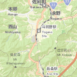 Sakawa Street Map