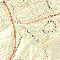 Oak Haven Estates California Street Map