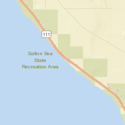 Salton California Street Map