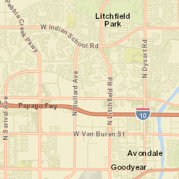 Avondale Arizona Street Map