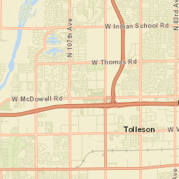 Young America West Arizona Street Map