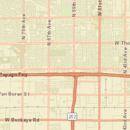 Capri Village Arizona Street Map