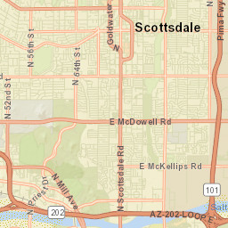 5232-5298 E Oak St Phoenix AZ Street Map