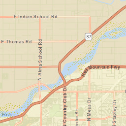 Lehi Arizona Street Map