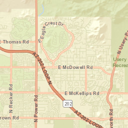 6146-6198 East Viewmont Drive, Mesa, AZ Street Map