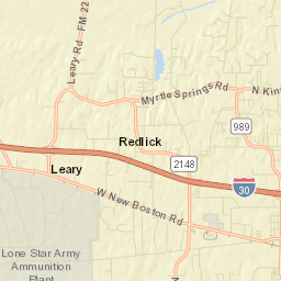 Red Lick Street Map