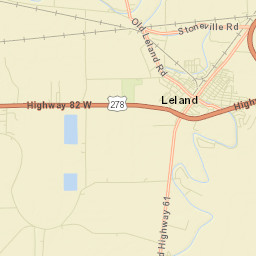Leland Street Map