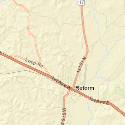 Reform Alabama Street Map