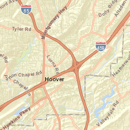 Cedar Crest Alabama Street Map