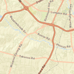 Richmond County Street Map