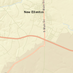 New Ellenton Street Map