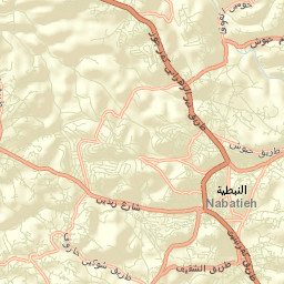 Nabatîyé et Tahta Street Map