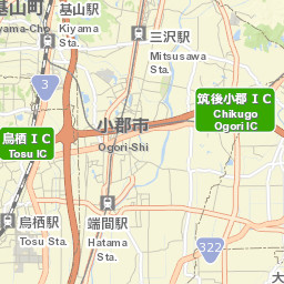 Ogōri-shi Street Map