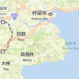 Kitsuki Street Map