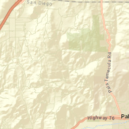 Pala California Street Map