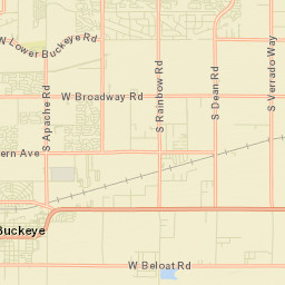 Valencia Arizona Street Map