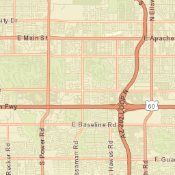 Buckhorn Arizona Street Map
