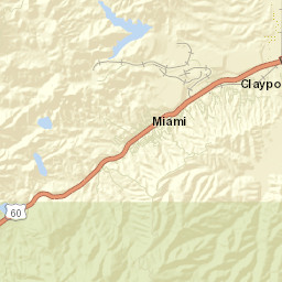 Miami Arizona Street Map