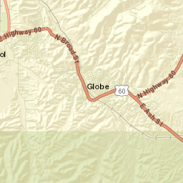 Pinal Arizona Street Map