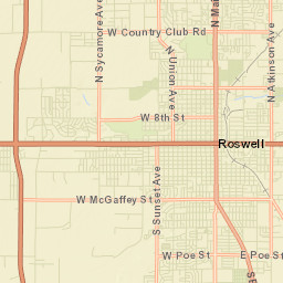 117-199 North Main Street, Roswell, NM Street Map