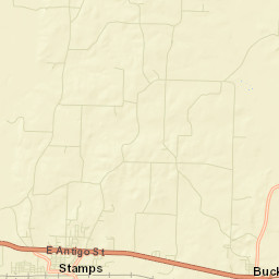 Stamps Arkansas Street Map