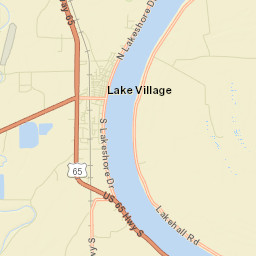 Lakehall Arkansas Street Map