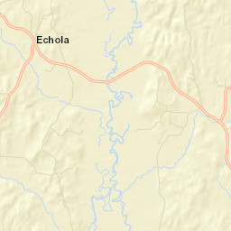 Echola Alabama Street Map
