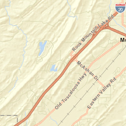 Lowetown Alabama Street Map