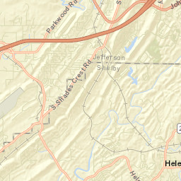 Cherokee Beach Alabama Street Map