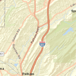 Indian Lake Estates Alabama Street Map