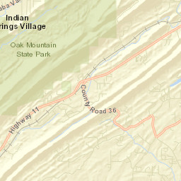 Simmsville Alabama Street Map