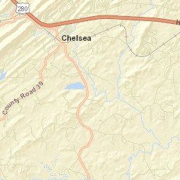 East Saginaw Alabama Street Map