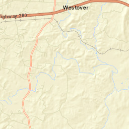 Westover Alabama Street Map
