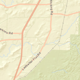 Rendalia Alabama Street Map