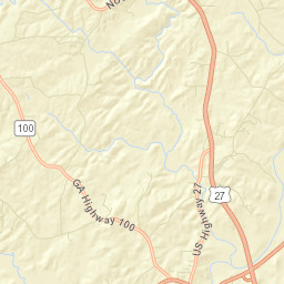 Heard County Street Map