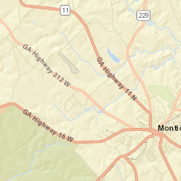 Jasper County Street Map