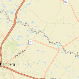 Bamberg Street Map