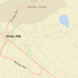 Holly Hill Street Map