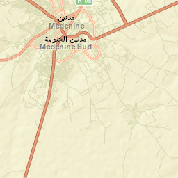 Medenine Street Map