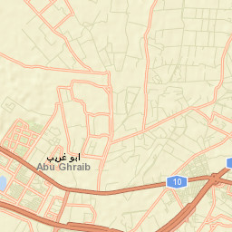 Abu Ghraib District Street Map