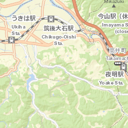 Ukiha Shi Street Map