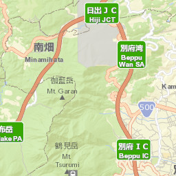 Beppu Shi Street Map