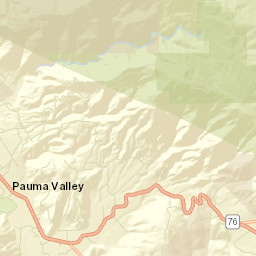 Pauma Valley California Street Map