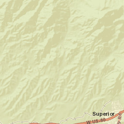 Superior Arizona Street Map