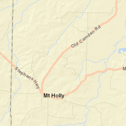 Mount Holly Arkansas Street Map