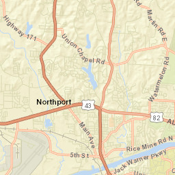 Capstone Court Alabama Street Map