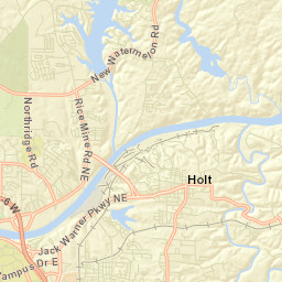 Green Grove Alabama Street Map