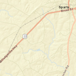 Hancock County Street Map