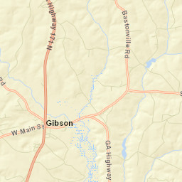 Glascock County Street Map