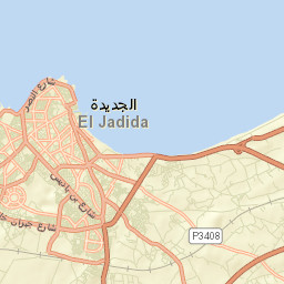 El Jadid Street Map